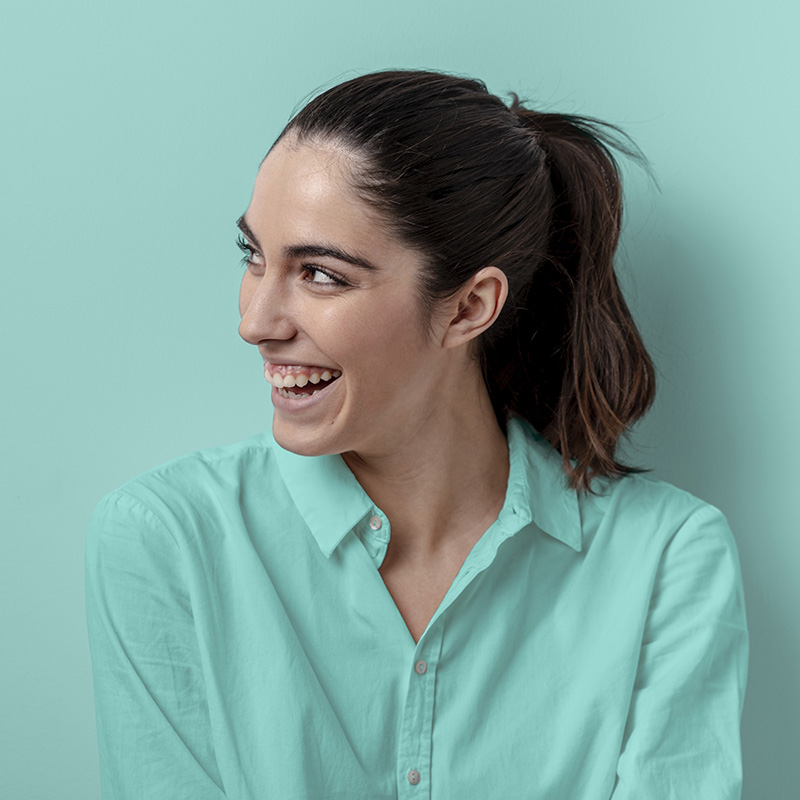 Female adult smiling